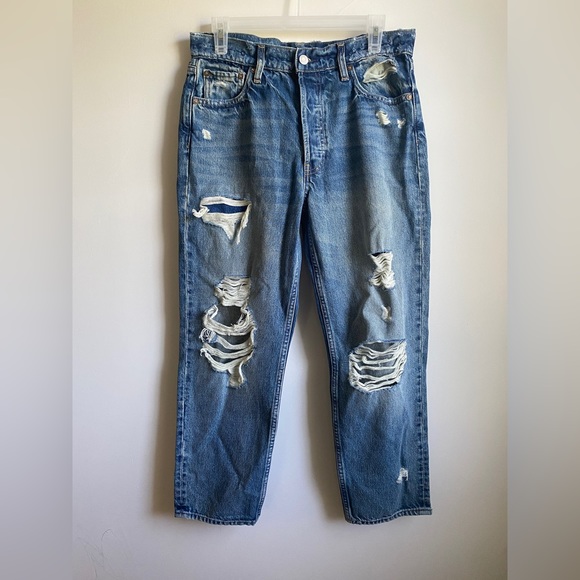 Distressed Boyfriend Jean - Picture 2 of 5